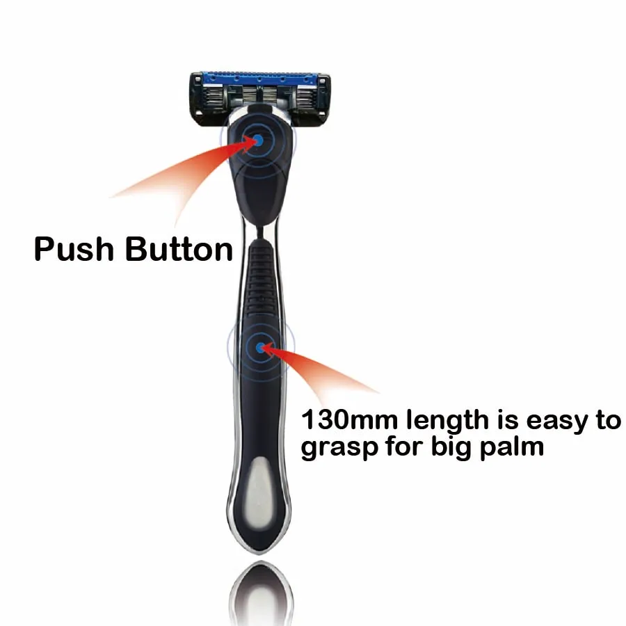 Бритва с пятью лезвиями для мужского удаления волос