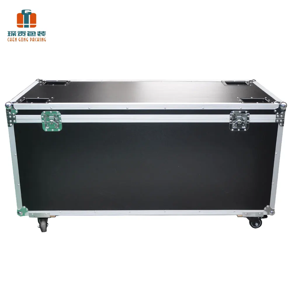 Professional Wholesale Universal 55 inch TV Flight Hard Case Dual LED LCD Plasma Case