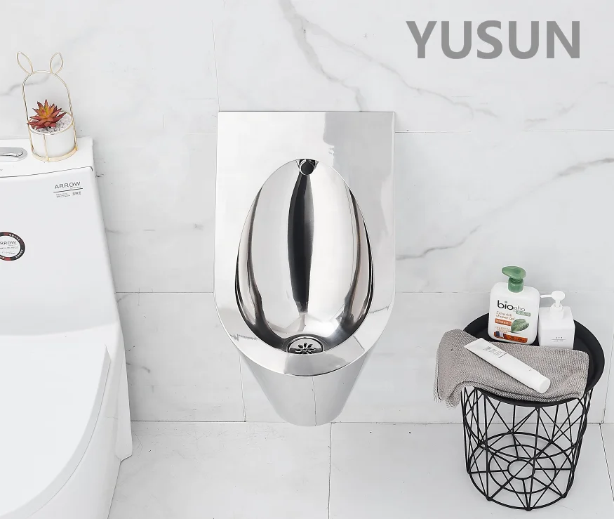 
YUSUN Floor Mounted Stainless Steel Male Urinal Bowl 