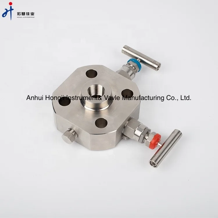 Игольчатый клапан Hongji SS316 1/2 дюймов 6000psi фланцевый игольчатый