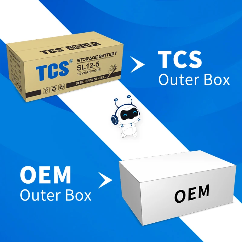 TCS SL12-75FT 12V75Ah Front Terminal Solar Battery 48V 100Ah 150Ah 200Ah Lead Acid Agm Gel Battery