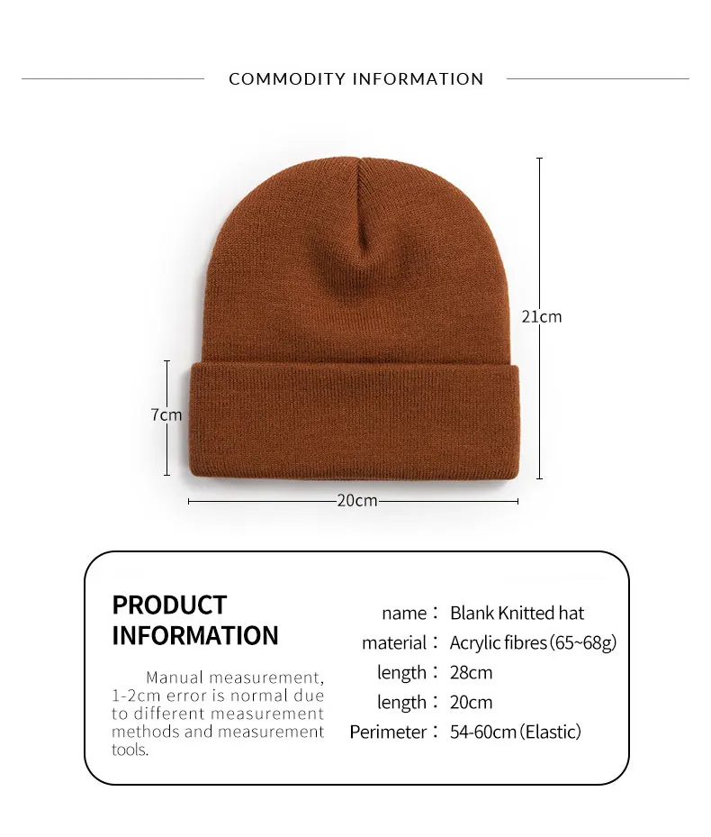 HKL0001 OEM winter acrylic knitting cotton custom ribbed men women girl pom unisex stripe fisherman cap cuff beanie hat