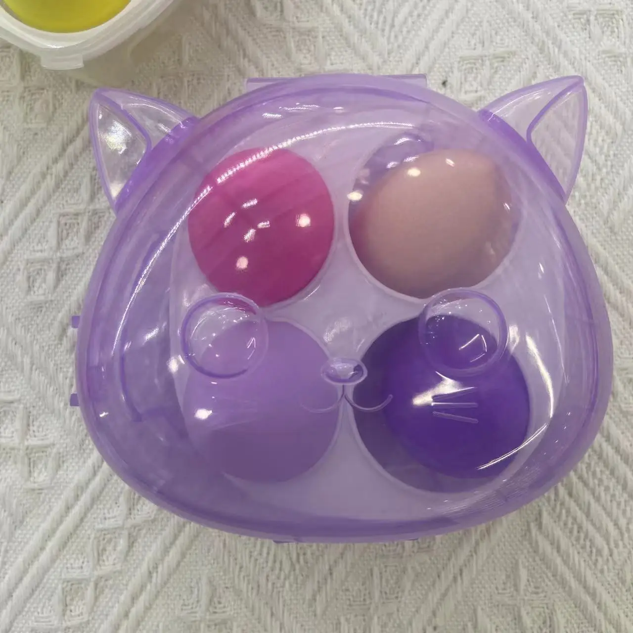 New super soft and cute cosmetic water drop makeup dedicated smear-proof makeup wet and dry powder puff sponge