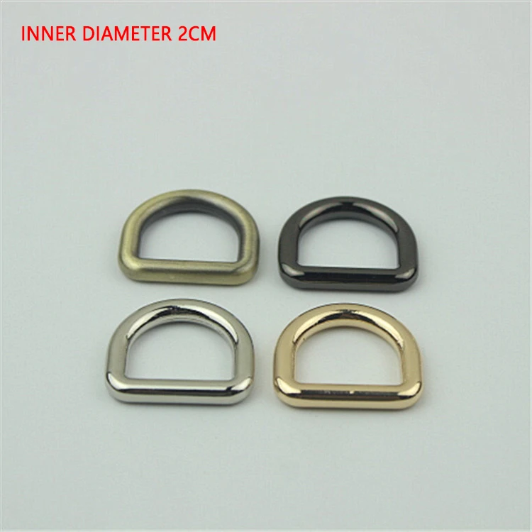 Custom Diy high quality Bag Accessories Metal D Ring buckle For Bags