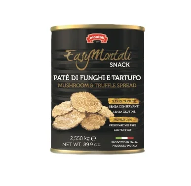 Top high quality italian mushroom and truffle sauce canned made in Italy for dressing snack and pasta sauce
