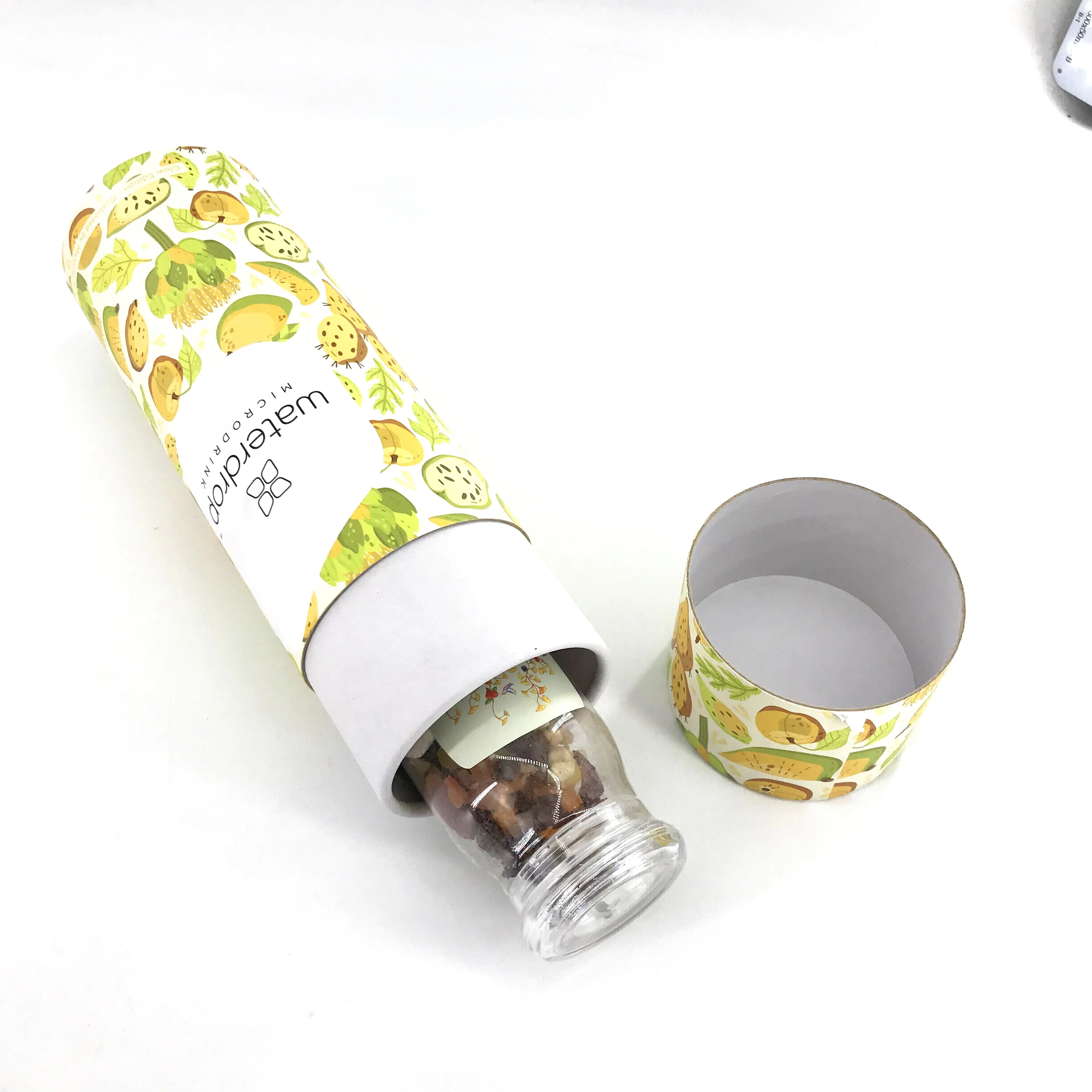 Ready To Ship 30ml 50ml 100ml Kraft Black color oil bottle Paper tube Cardboard packaging for perfume
