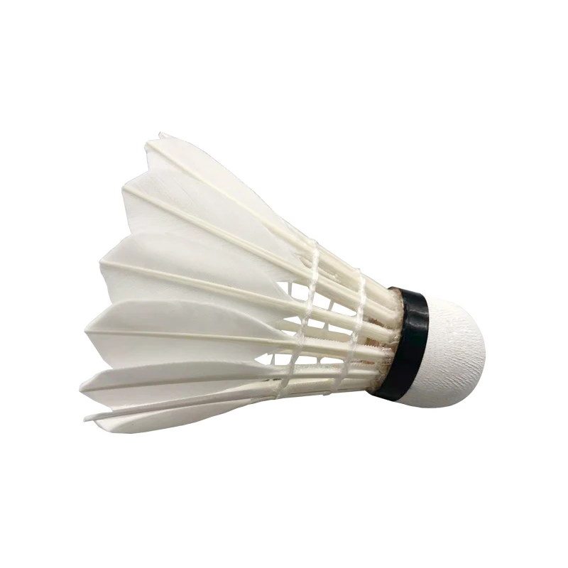 Manufacturer China OEM Customization Wholesale Class A Tournament Goose Feather Material Badminton Shuttlecock