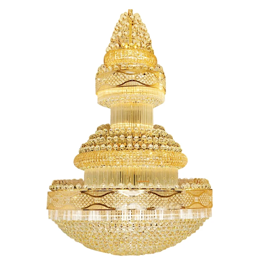 2025 New Product Decorative Hotel Dinging Room LIANGTE Project Crystal Glass Led Chandelier Light