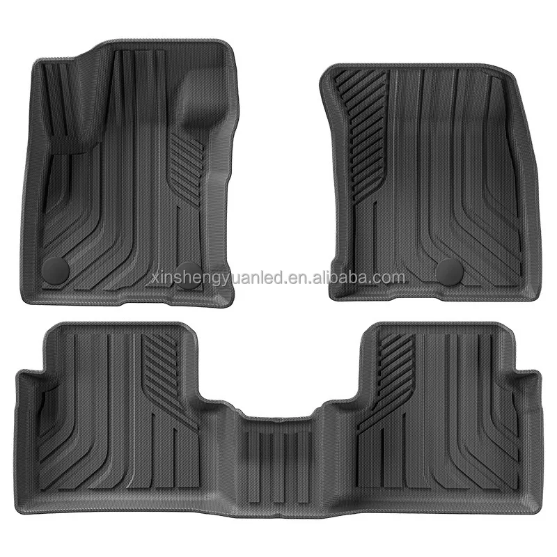 Car Waterproof Front & Rear Floor Mats 2Row Liners Foot Pad For Ford Bronco Sport 2021-2024 Accessories