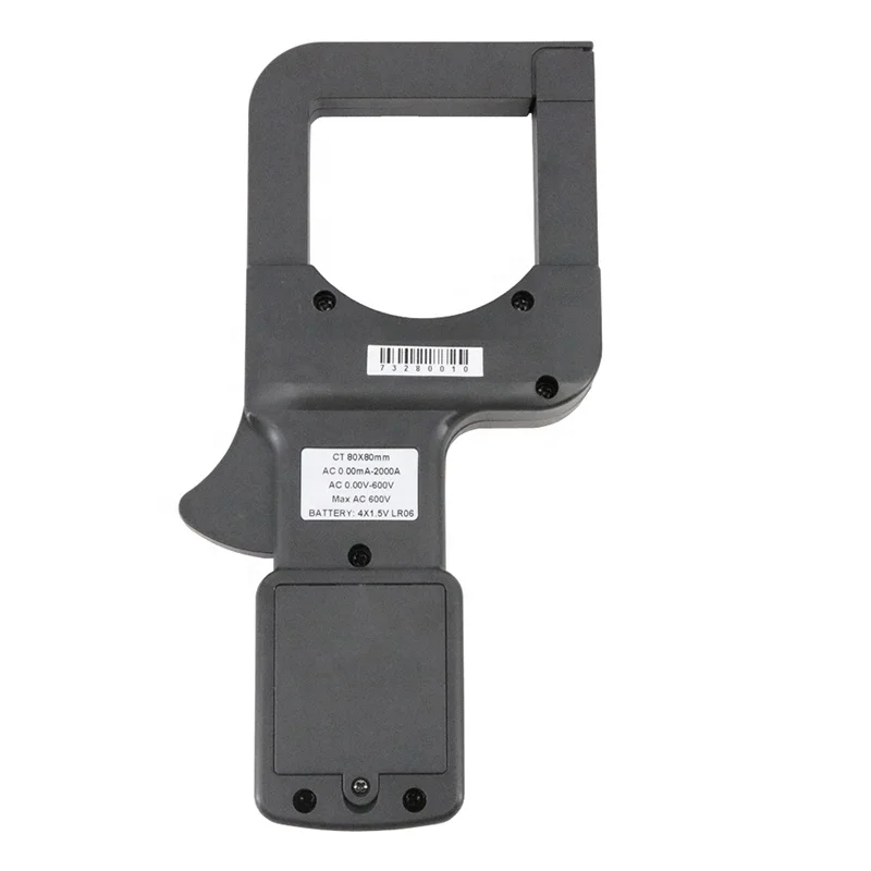 Roktools Digital Three Phase Power Clamp Meter AC 0.0A-2000A Tong Tester Current