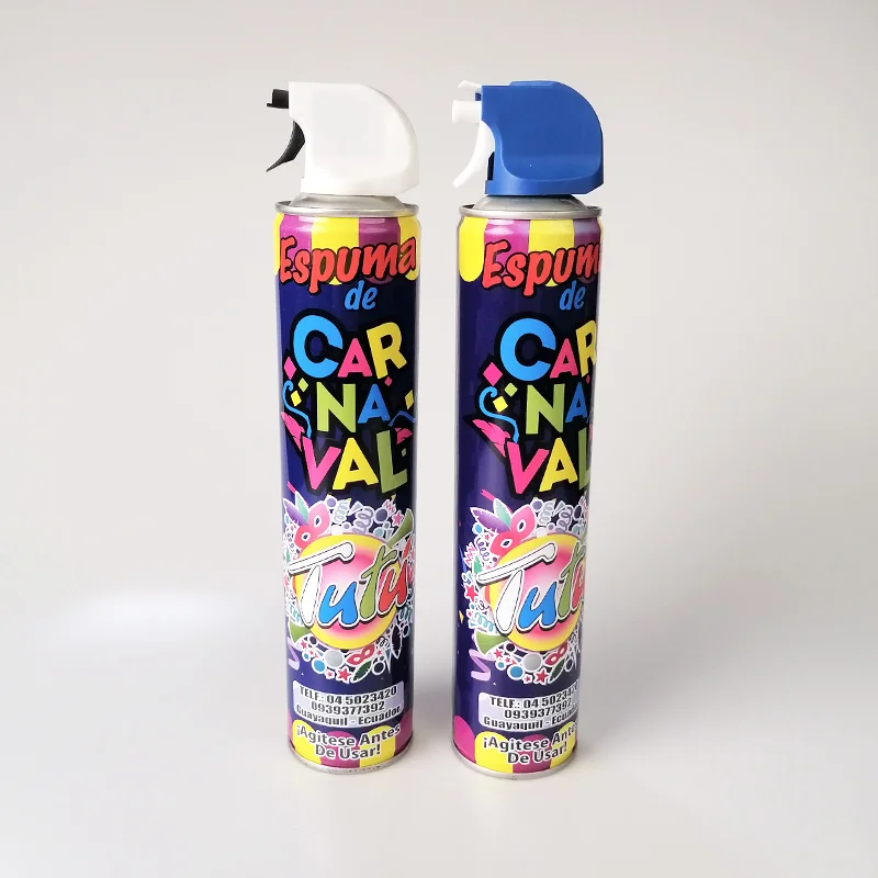 Custom 540ml Party Espuma De Nieve Carnaval Snow Foam Spray
