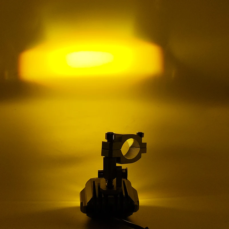 Motorcycle Auxiliary Lights 40W 6000K Spot Driving Fog Lamps For BMW R1200GS F800GS F700GS F650 K1600