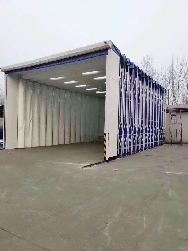 Мобильная Складная разборная окрасочная камера с сертификатом