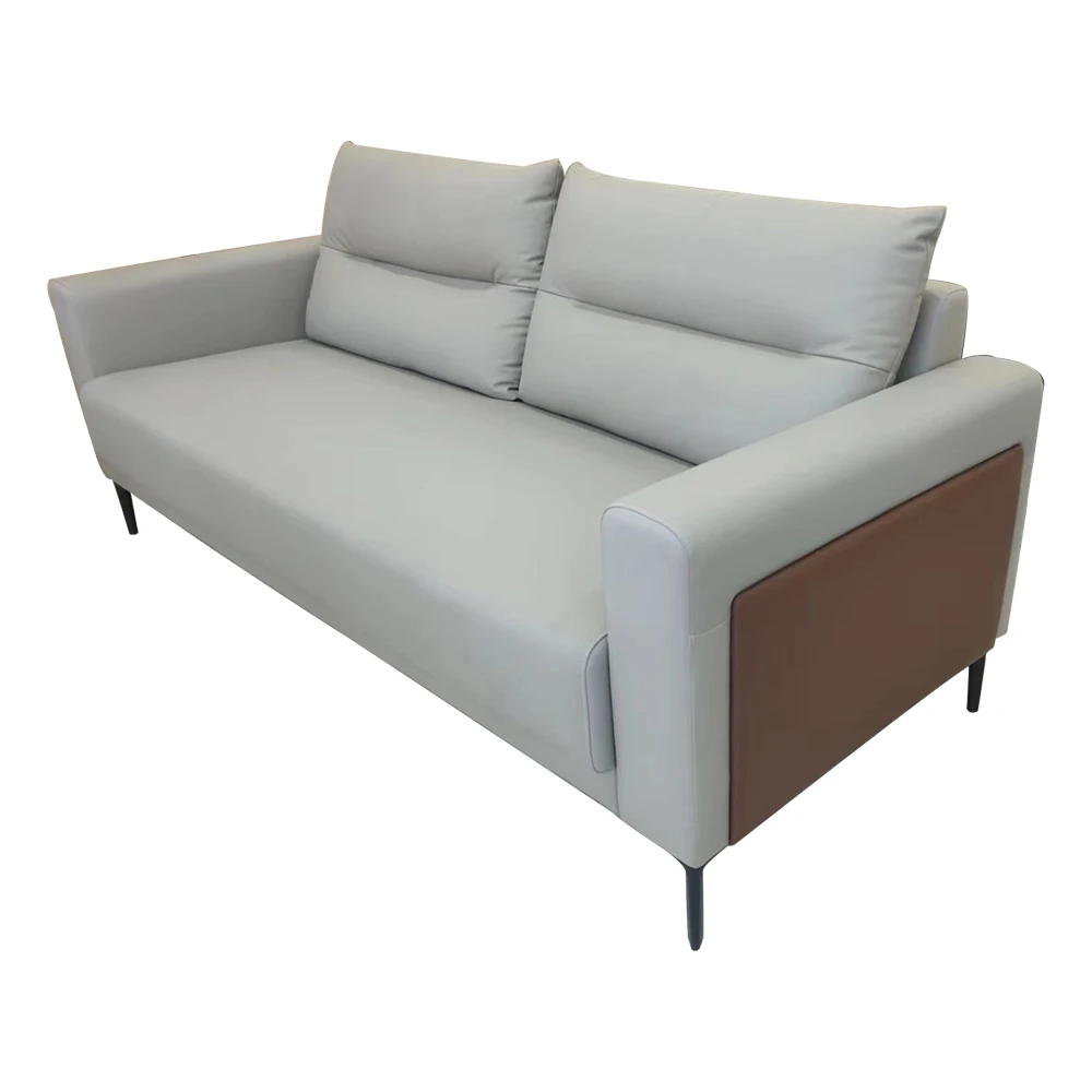 Hot Sale Modern Design 3 Seater Public Furniture Office Sofa Office Couch Leather Office Sofa Set