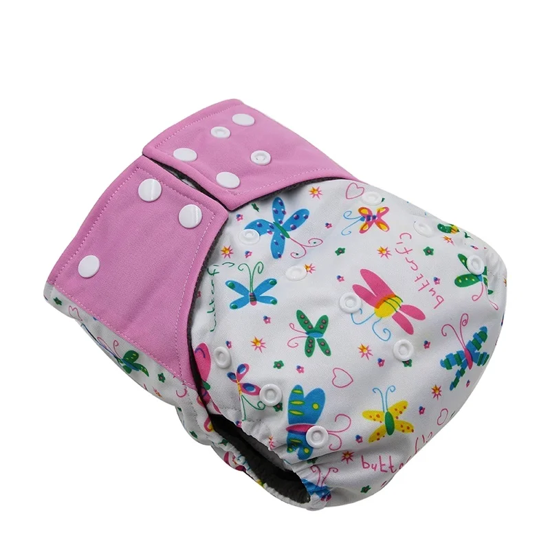 Ohbabyka Wholesale newborn  ai2 pocket adjustable size reusable cloth diapers washable nappies for baby