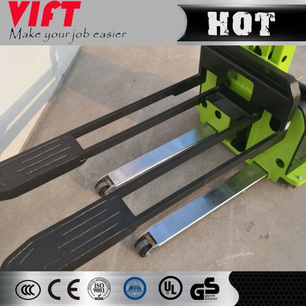 Semi electric portable self loading pallet lifter innolift stacker 0.5t 1t 500kg 1000kg self loader for container truck use