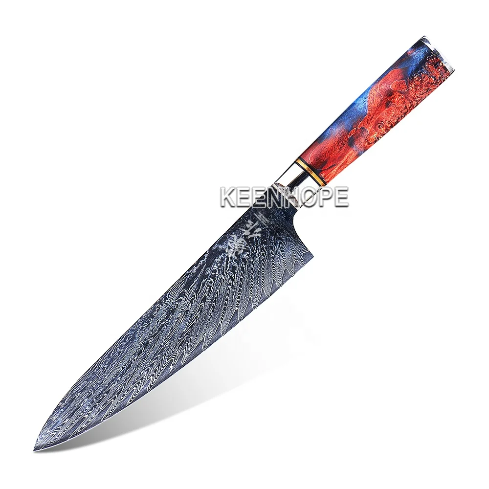 Top Quality Damascus Knife 8 Inch Gyuto Knife 67 Layers Damascus Steel With VG 10 Core Professional Kitchen Knife Amazon Product