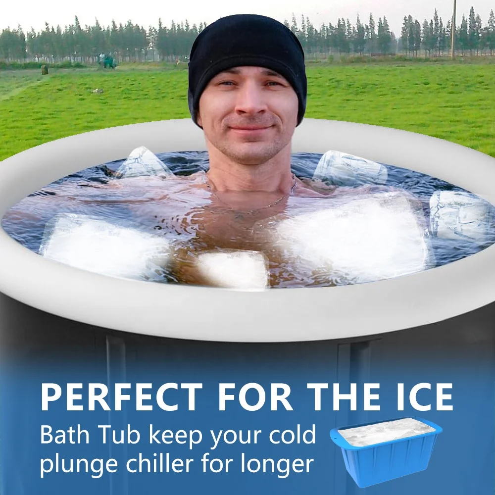 Foldable Extra Large Rectangular Ice Bath Moulds Ice Block Mold Molde De Hielo Grande Silicone Giant Ice Mold