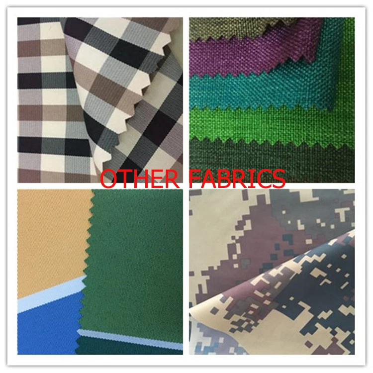 Cotton Fabric Clothing Tear Resistant Five Point Green Black Khaki Cotton Checkered  Fabric