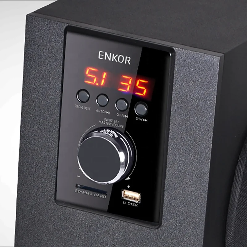 5.1  Speaker System Home  BT  Subwoofer Usb Computer H3820