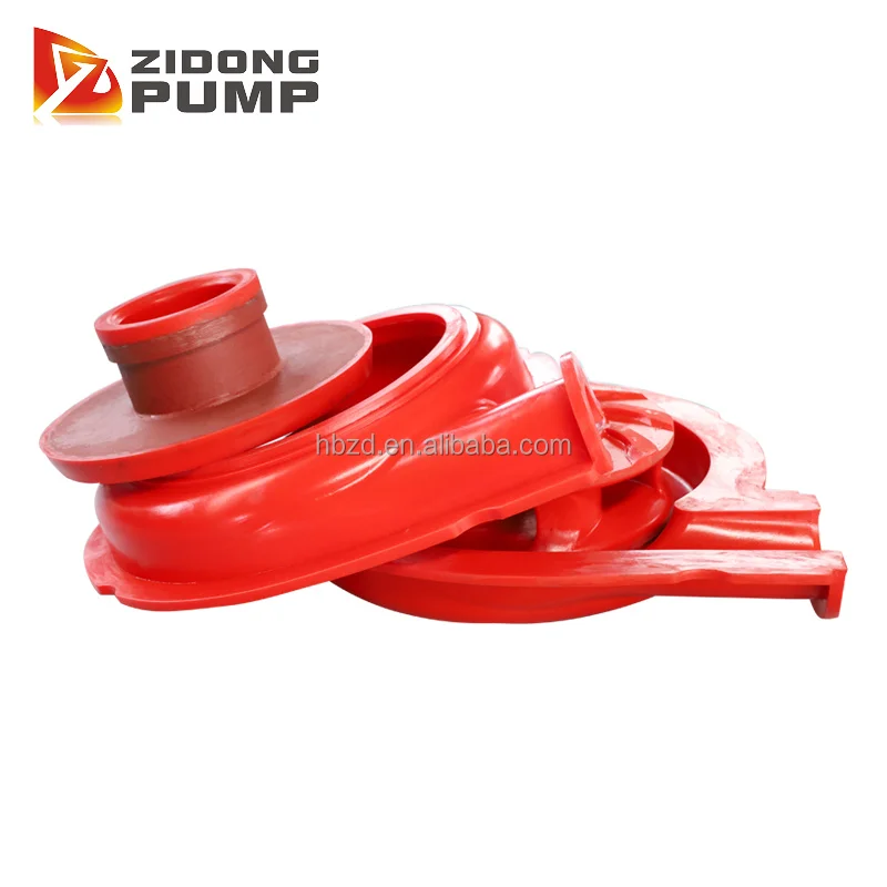 Polyurethane liner slurry pump spare parts impeller volute
