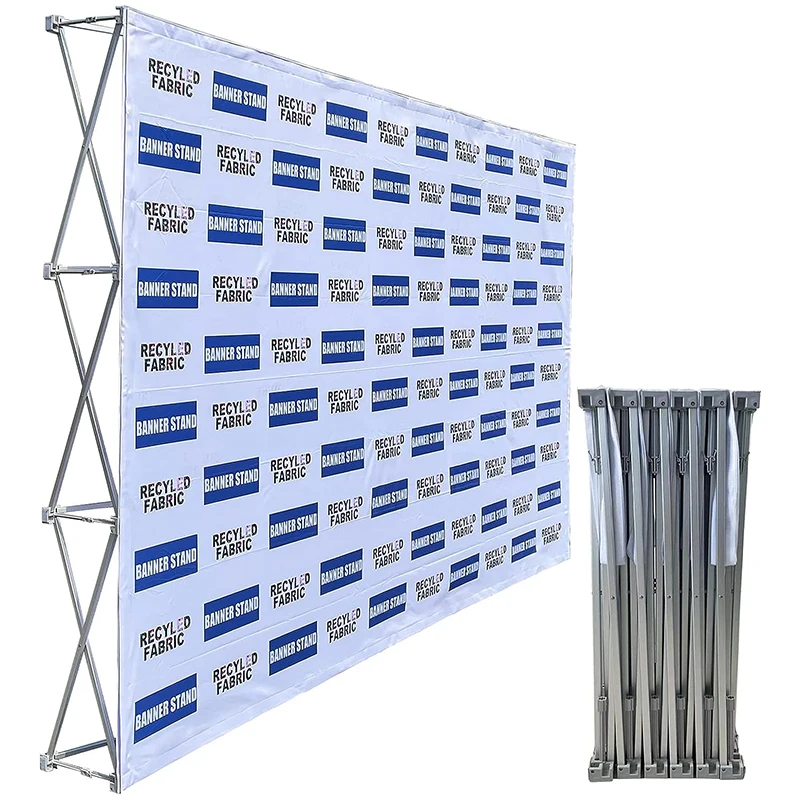 Cheap Price 10 x 10 Roll Up Banner Outdoor Pvc Fabric Backdrop Stand Advertising Popup Display
