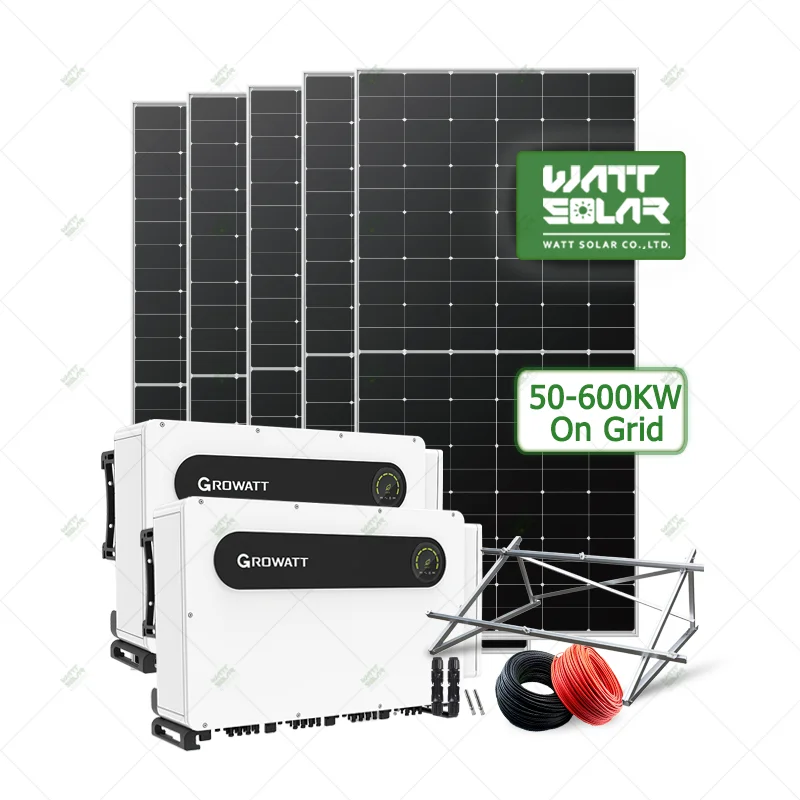 Высокая мощность и эффективность 125 кВт на сетке с инвертором Growatt для коммерческого использования заводе Таиланд