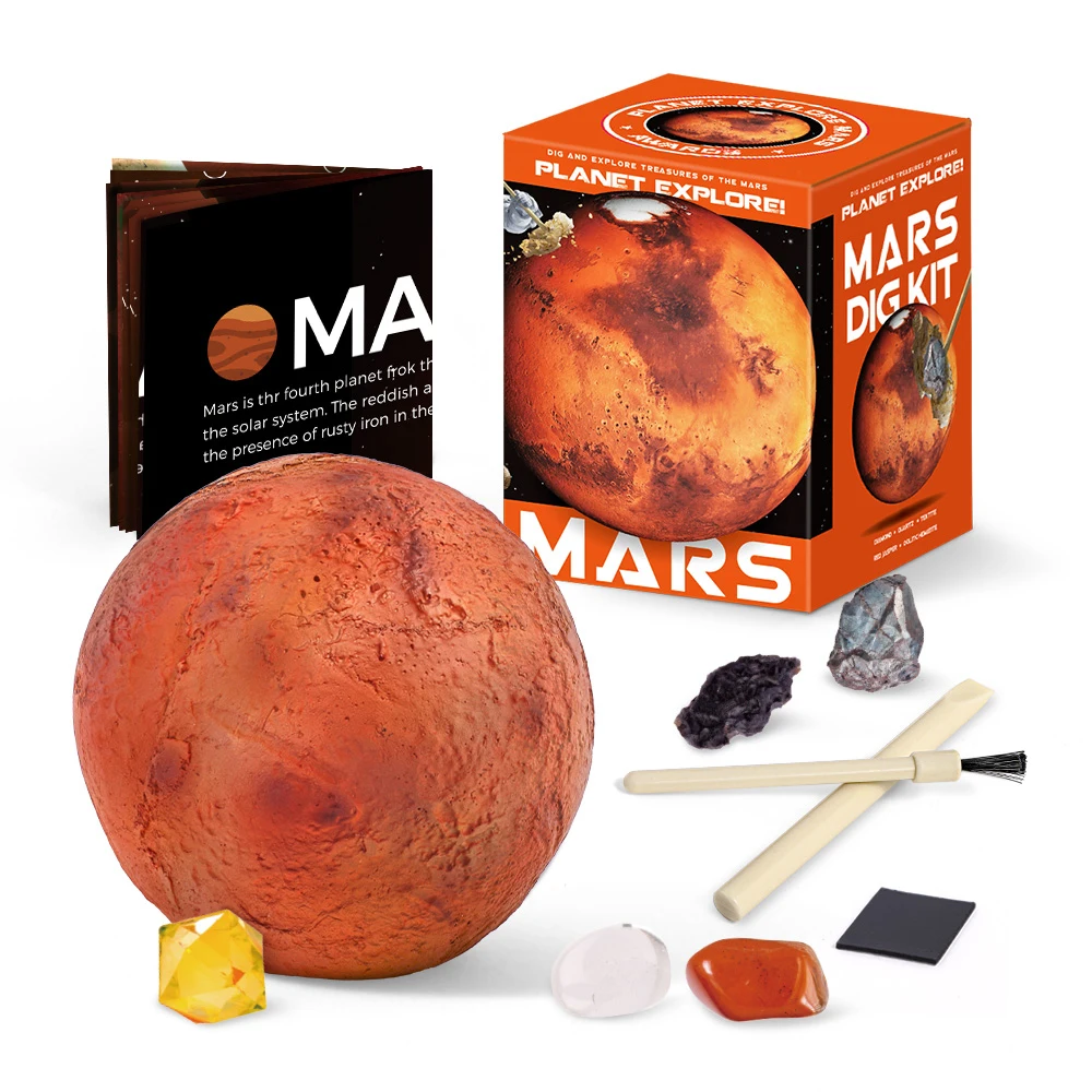 Stem образовательные игрушки для копчения модель Марса набор камня различные красивые природные камни