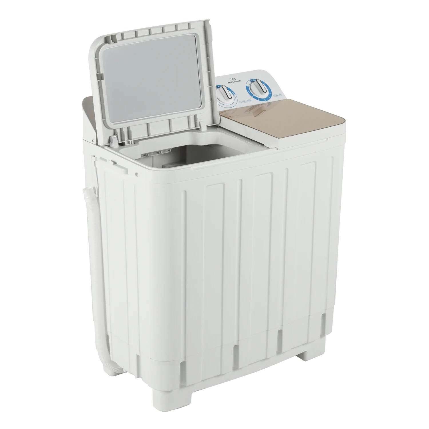 XPB100-2009SX3 Best Selling portable mini semi automatic 10KG Twin Tub washing machine with dryer