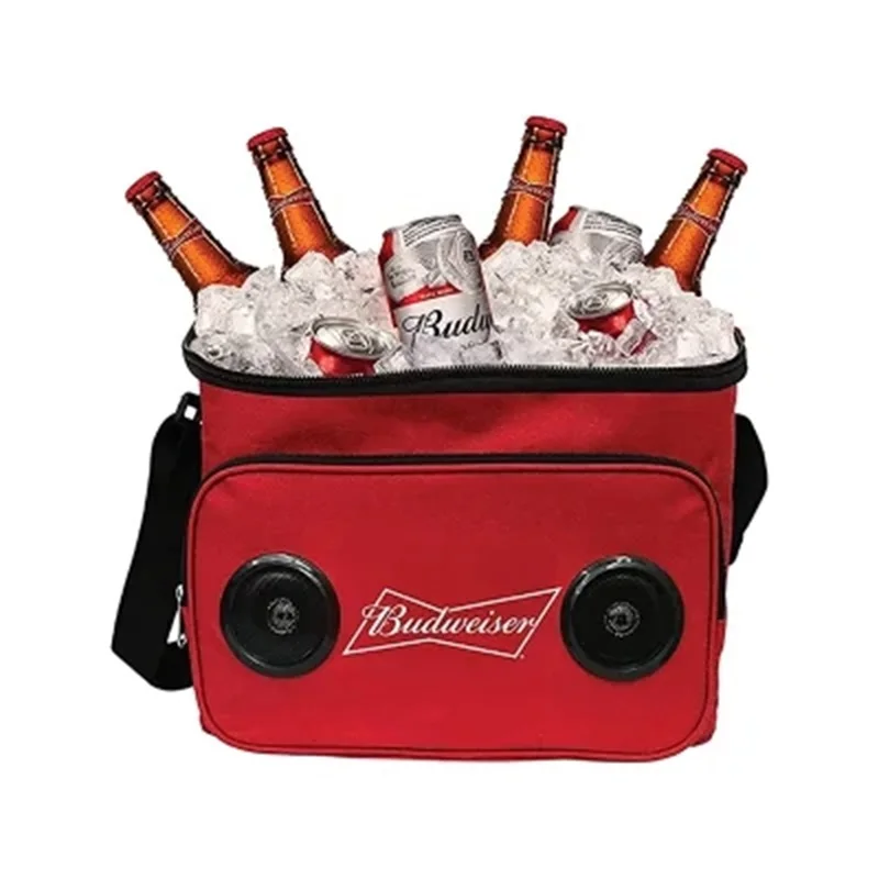 Portable Insulated Cooler Bag with Built in Speaker High Quality Speaker Beer Pack for Outdoor Traveling Cooler Speaker