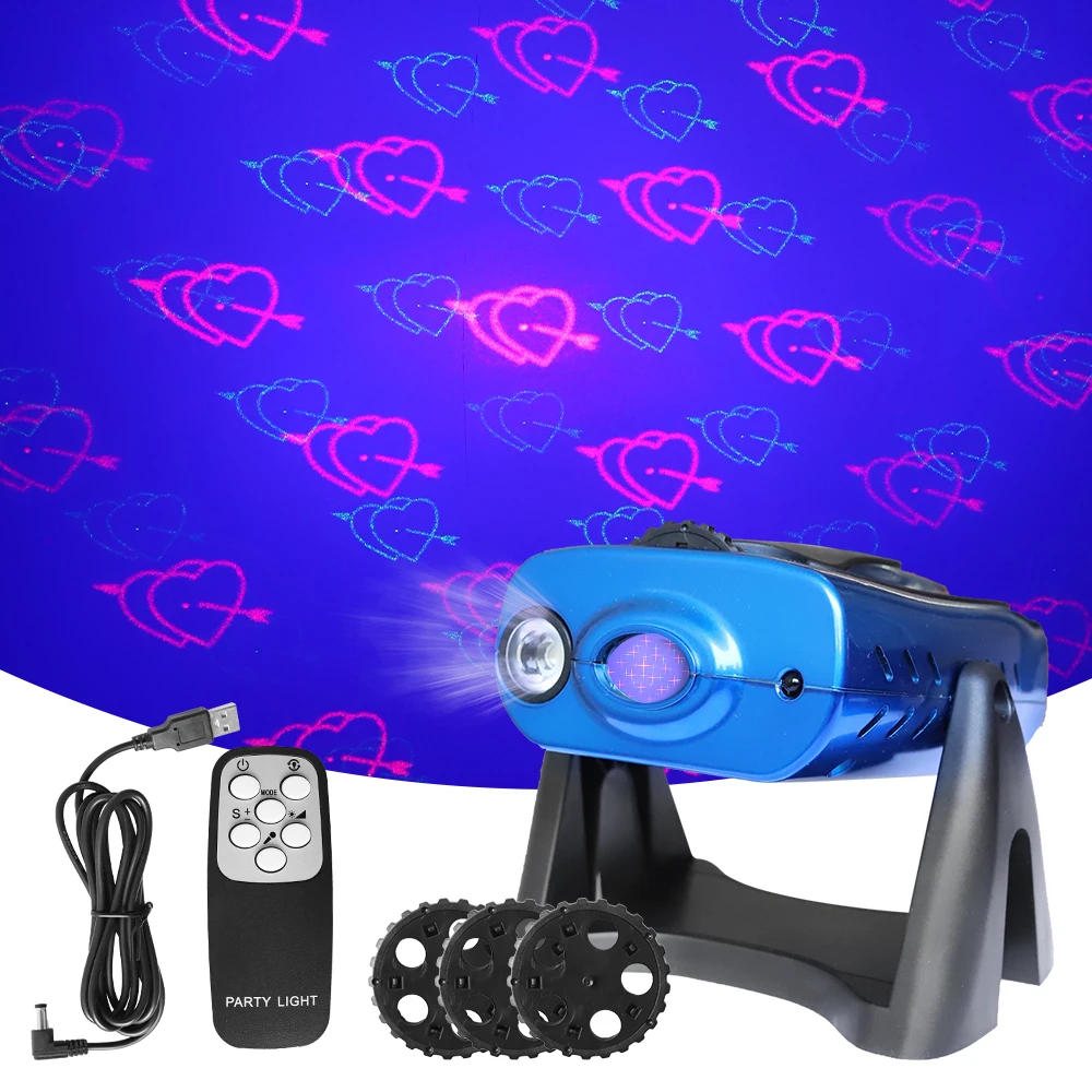 Festival Party Laser stage Projection Lighting  532nm 650nm <1mw sound and remote control for party and disco