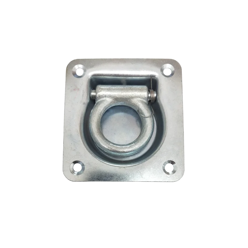 Pan Fitting Stamped on Finished Zinc Mounting Ring Tie down ring