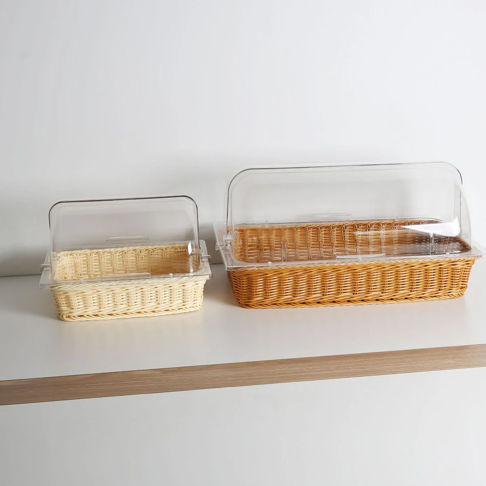 1/2 GN Прозрачная крышка для выпечки тортов, пластиковая корзина