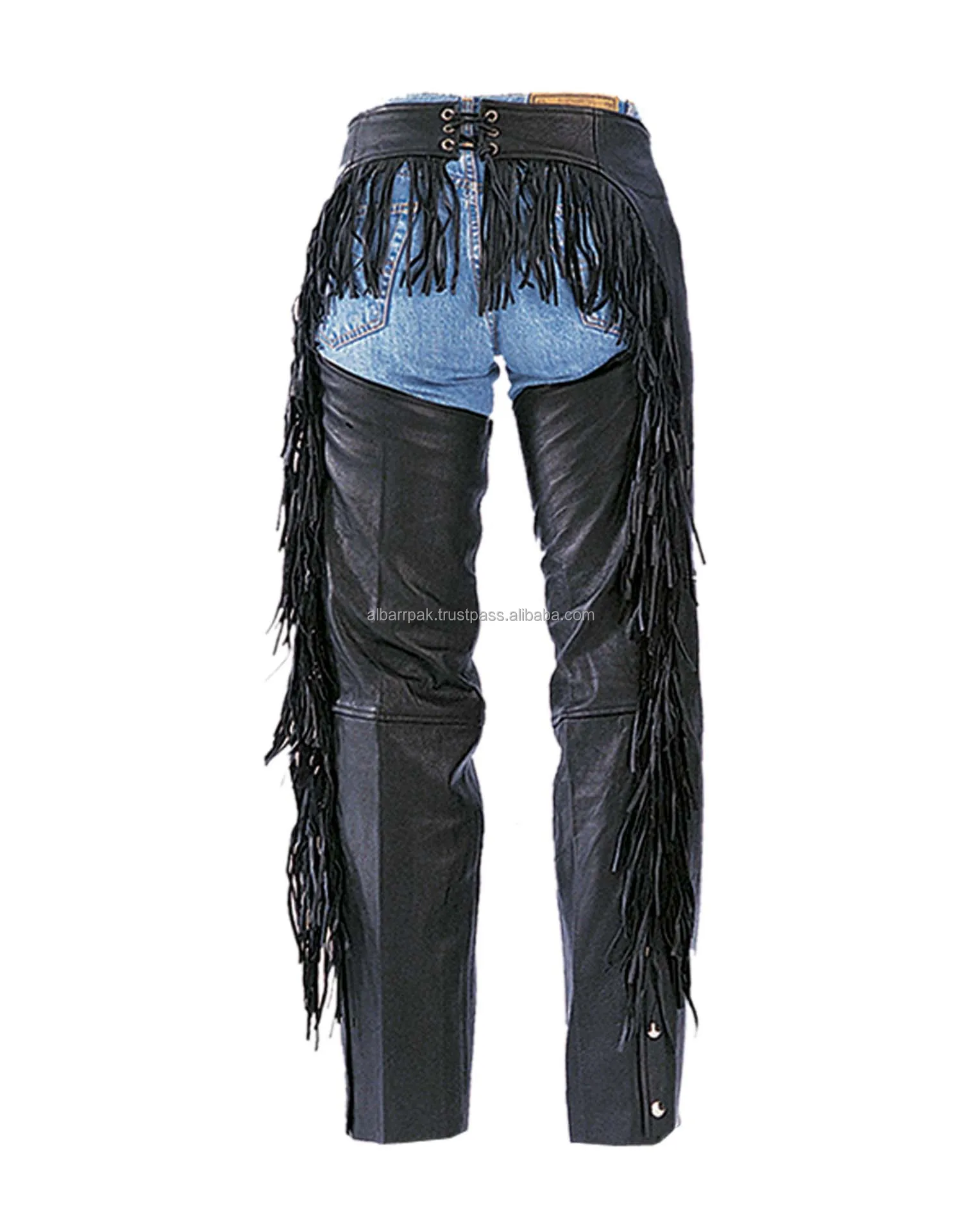 Ladies new style with lasses beautiful Leather Chaps new look American style chap with customized logo and style