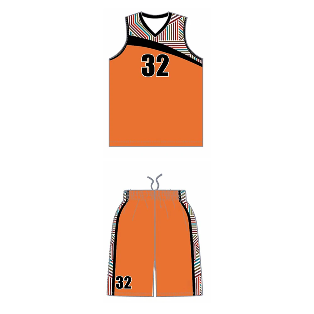 American Multi Sports Team Urban Pattern Plus Size 100% Polyester Pockets Orange Solid Adults Classic Basketball Shorts