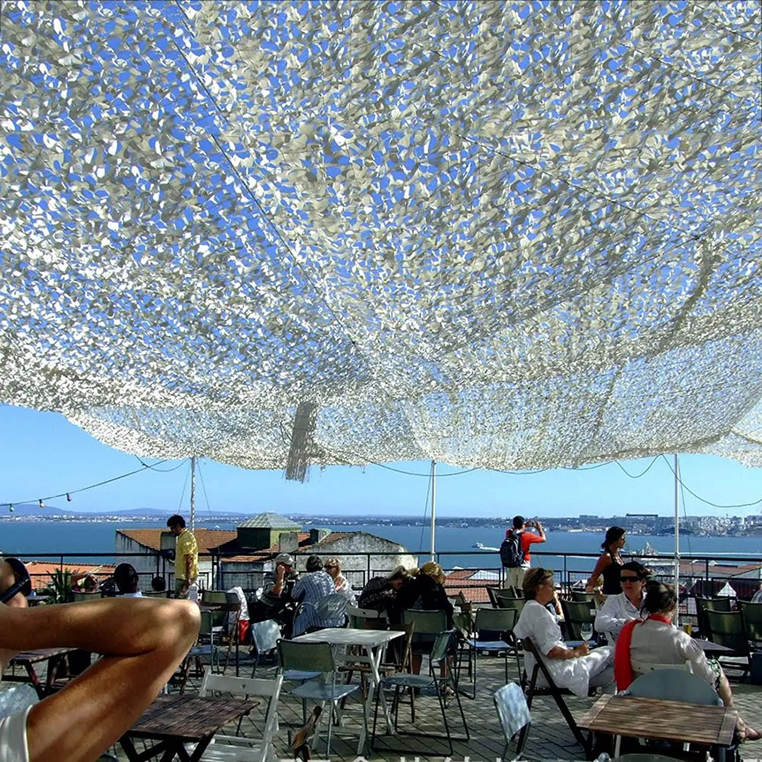 camuflado red /camouflaged network camo netting on sale