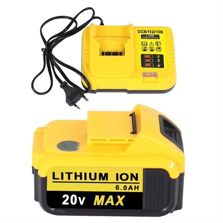 KM High Quality Power Drill Battery Fast Charger 12v-20v Lithium Ion Replacement For Dewalts 20v Max