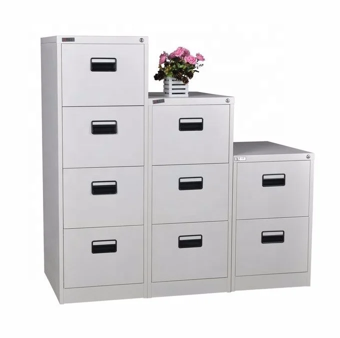 Four-storey bucket cabinet steel durable office essential space saving large capacity storage 4-drawer cabinet
