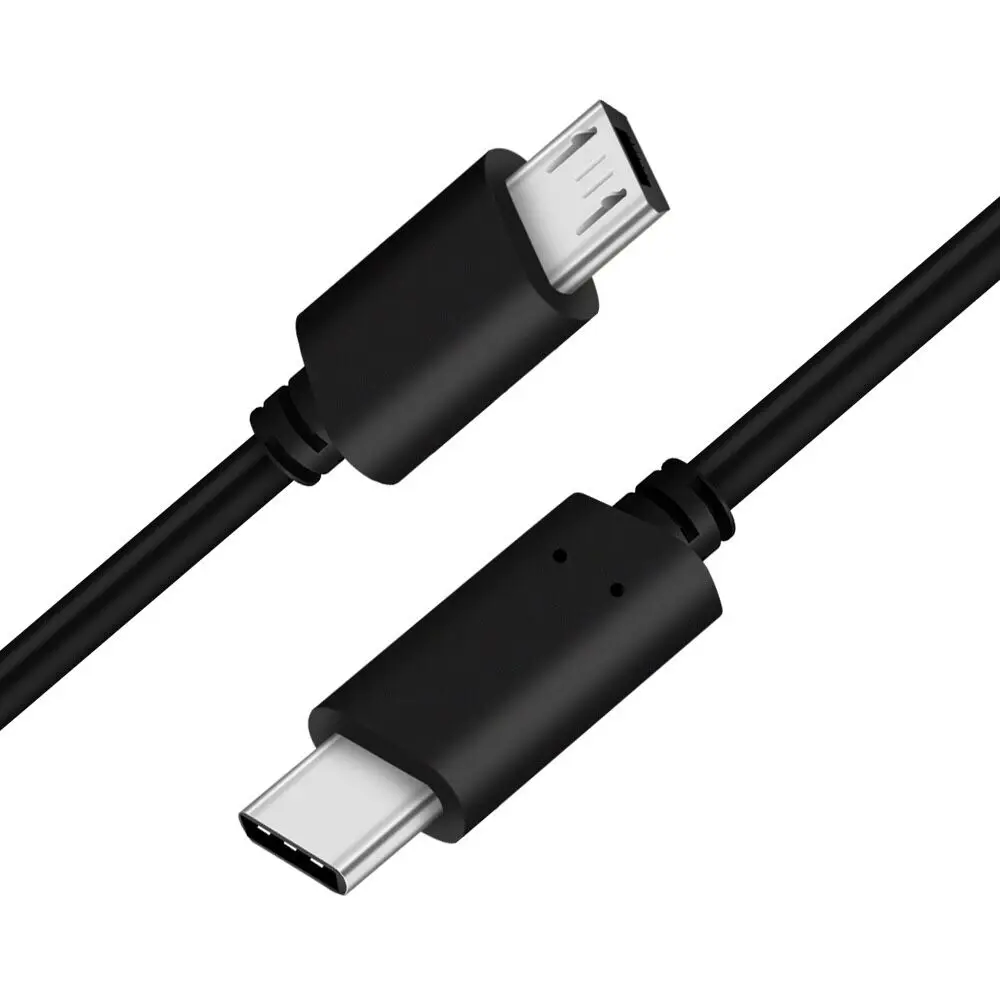 1 м черный цвет 480 Мбит/с USB C к Micro зарядка и кабель синхронизации