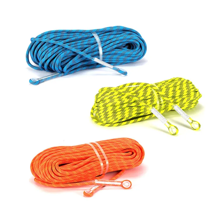 Nylon Mountaineering Rappelling Rock Static Climbing Rope