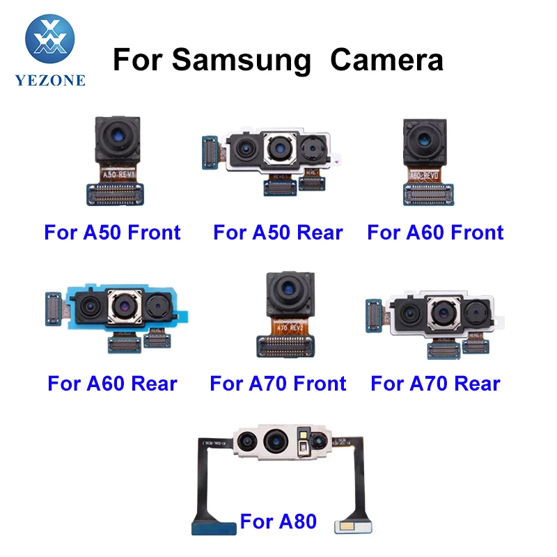  Передняя и задняя камеры для samsung A10 A20 A30 A40 A9 2018 J4 j6 j6plus J7 j8 s6 s7 edge s8 + s9 гибкий