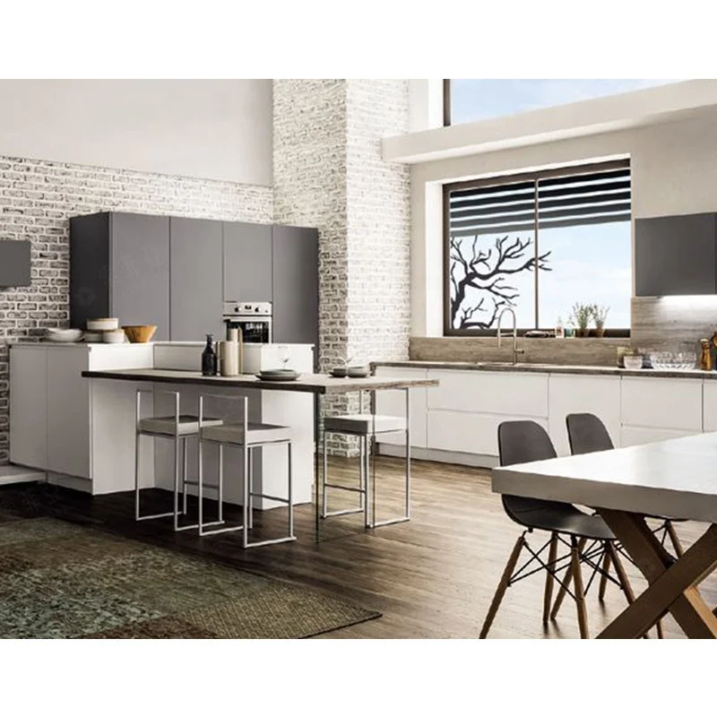 SUOFEIYA Hot Sale Kitchen Full Set Furniture Cabinet Set Frameless Carbon Fiber Bahrain Kitchen Cabinet