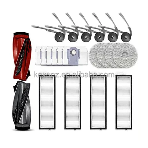 Kit Fit for Roborocks S8 Max MaxV Ultra Qrevo Curv Robot Vacuum Accessories Main Brush Hepa Filter Mop Cloth Side Brush