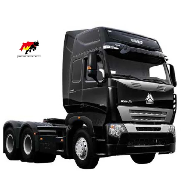 High Loading Capacity Manufacturers  Sinotruck Howo A7 6*4Trailer Head 371hp Tractor Truck Towing semi-trailer
