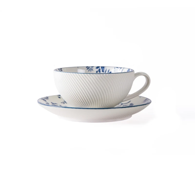 Chaozhou factory cheap price dinnerware low MOQ oval shape blue and white china ceramic porcelain dinner plate dishes bowls