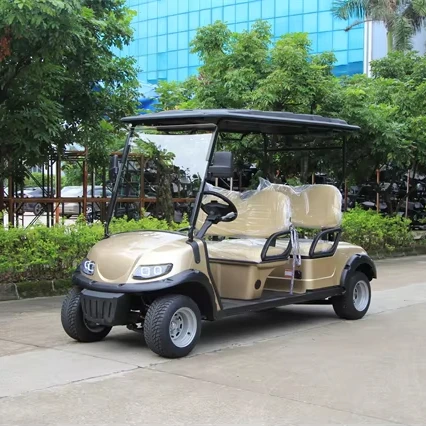 Custom Street Legal Low Speed Vehicle Golf Cart 4 Wheel Drive Electric 4 Seater Mini  4X4 Golf Carts For Sale