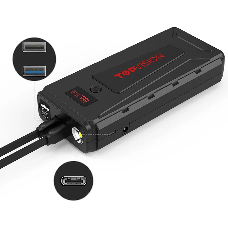 Emergency Car Jump Starter Wholesale High Capacity 12v Battery Jump Starter Portable