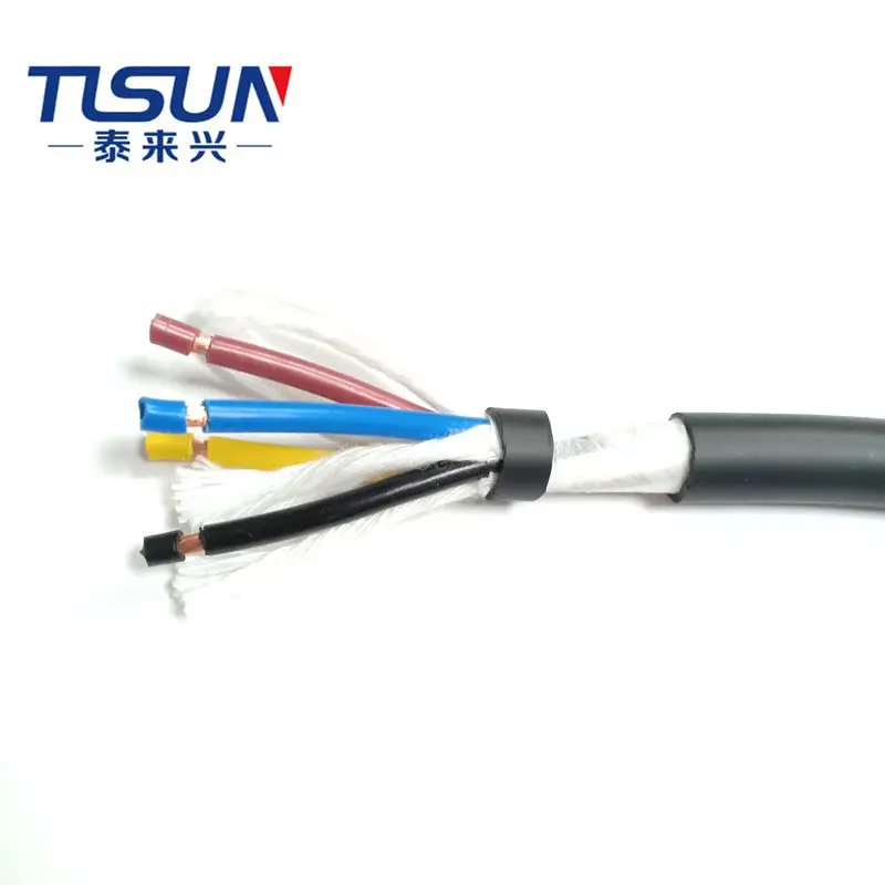 Ce Certified Drag Chain Cable HF-YY 4cores 0.75mm2 Special Bending Resistant Wire And Cable For Servo Motor