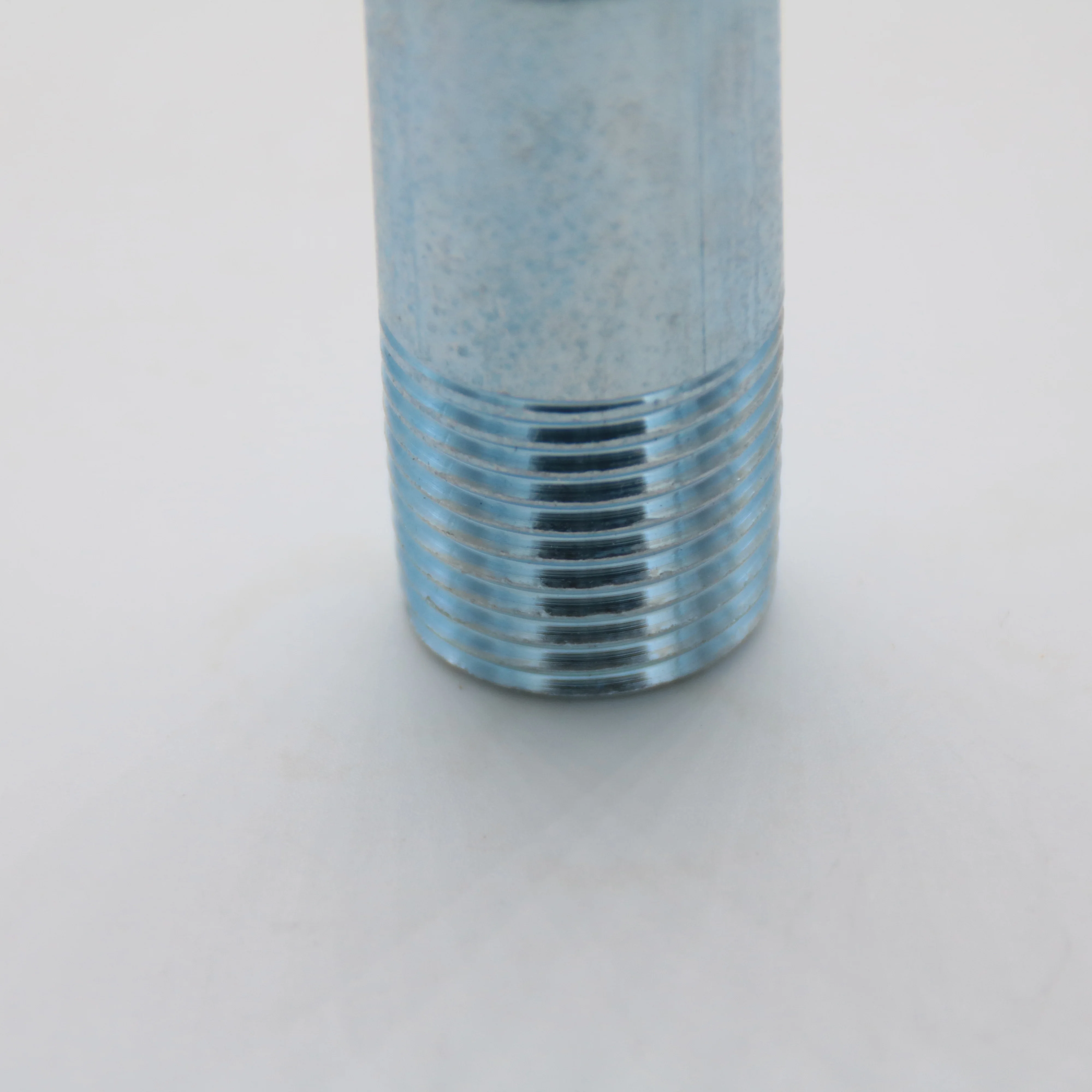 cold galvanized 1 inch 3/8 inch black steel pipe nipples for plumbing line