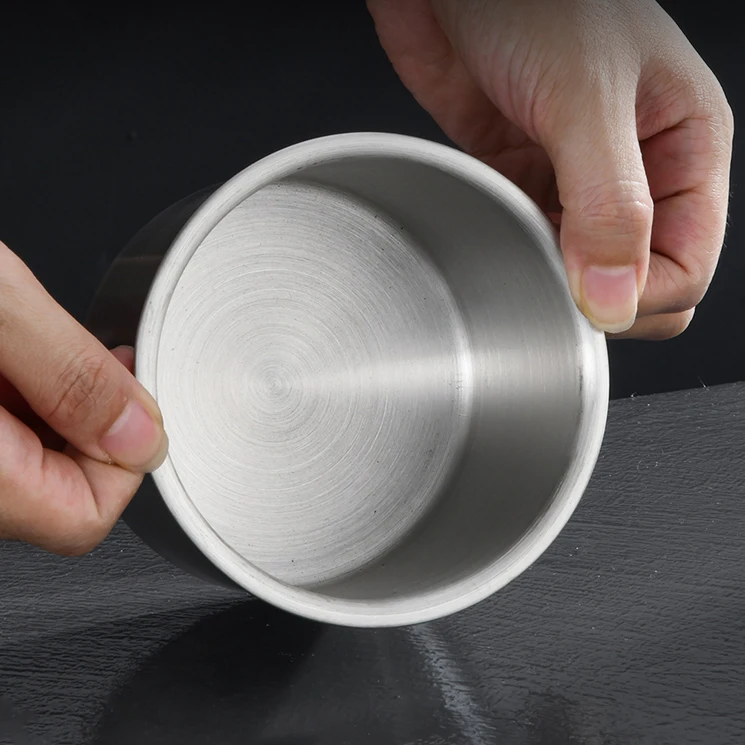 3 PCS round kitchen jars storage set airtight food storage box organizer freezer stainless steel container for restaurants